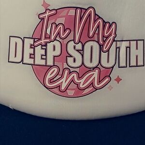 Deep South Era White and Pink Hat